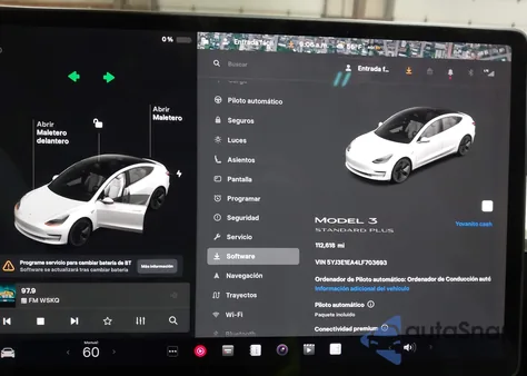 2020 Tesla Model 3 Standard Range Plus Rear-Wheel Drive/Standard Range Rear-Wheel Drive z USA, uszkodzony, nr VIN 5YJ3E1EA4LF703693